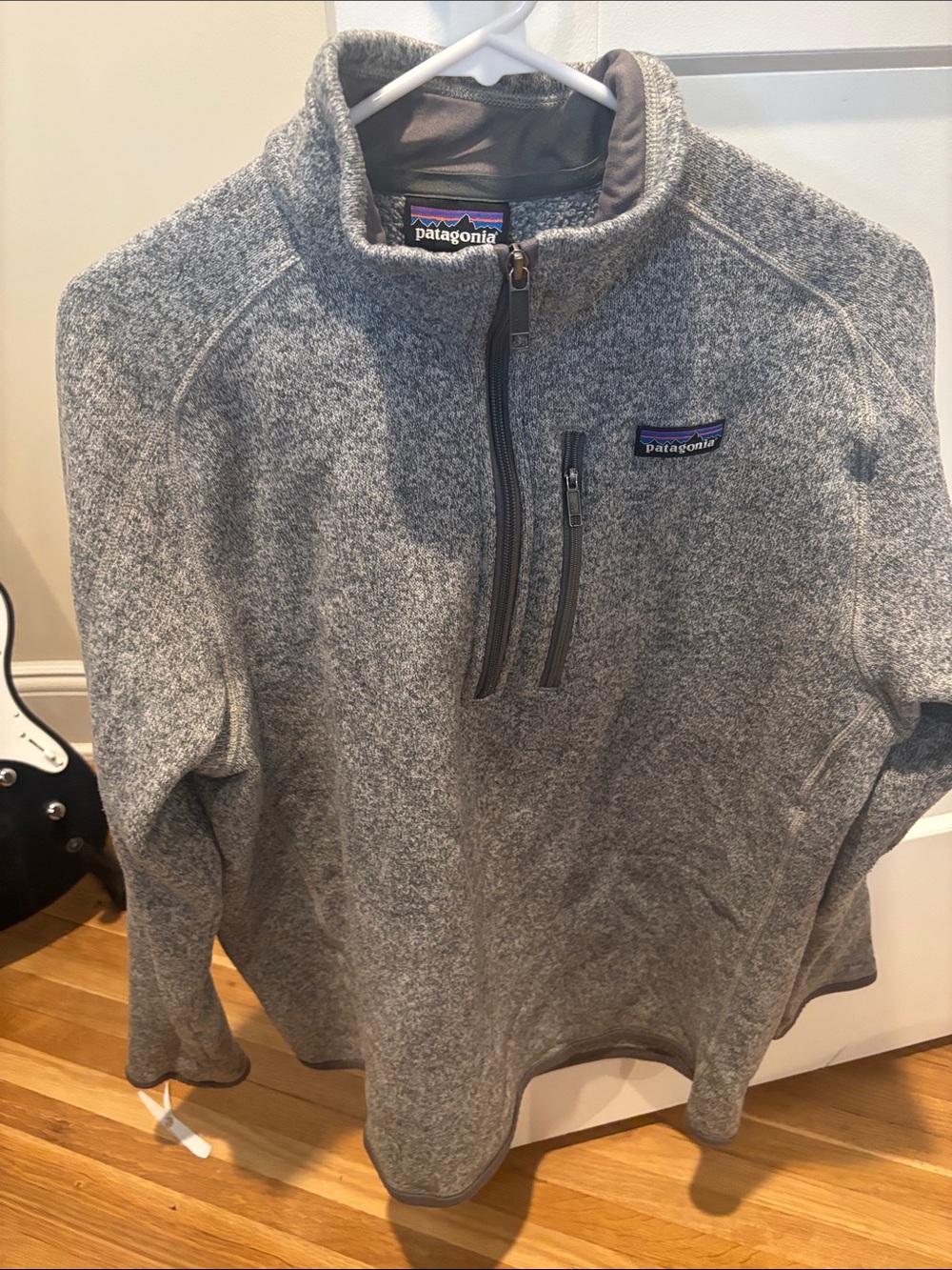 Patagonia Women’s  Heather Gray Half-Zip Fleece Pullover